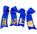 Legacy Leopard Game Day Moonstitch Bow 💙💛